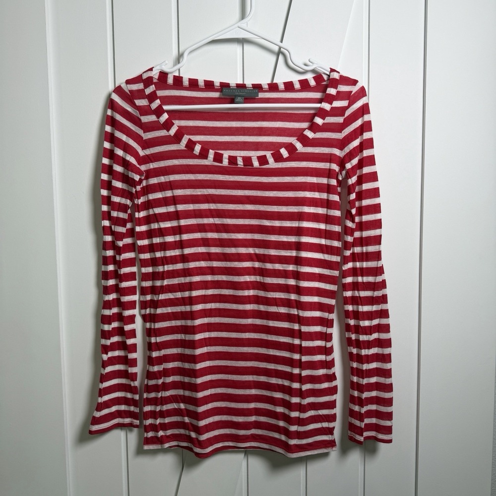 Proenza Schouler For Target Striped Top Red White Size XS Coastal Preppy French